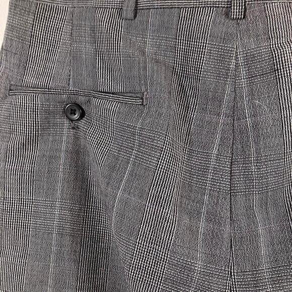 Haggar Imperial Dress Pants Wool Blend‎ Pleated Vintage - Picture 5 of 7